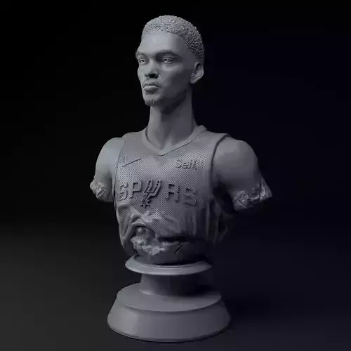Victor Wembanyama Basketball Premium Bust STL