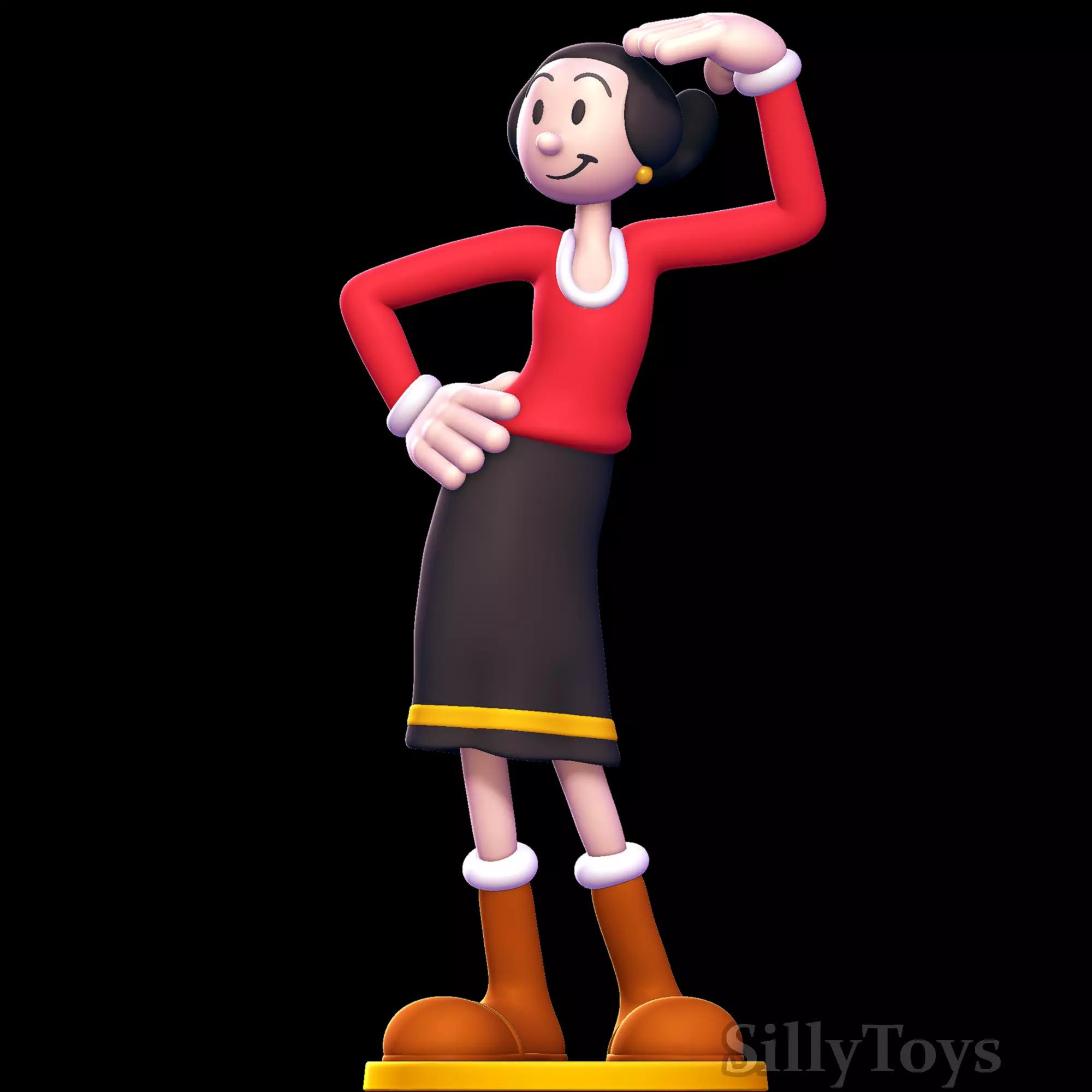 Olive Oyl - Popeye 3D print model