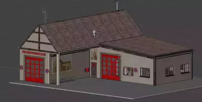 Kleine Dorffeuerwache - Small Fire-Station