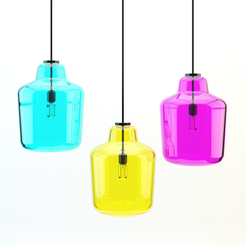 rabser lamp ligt 3D model_4