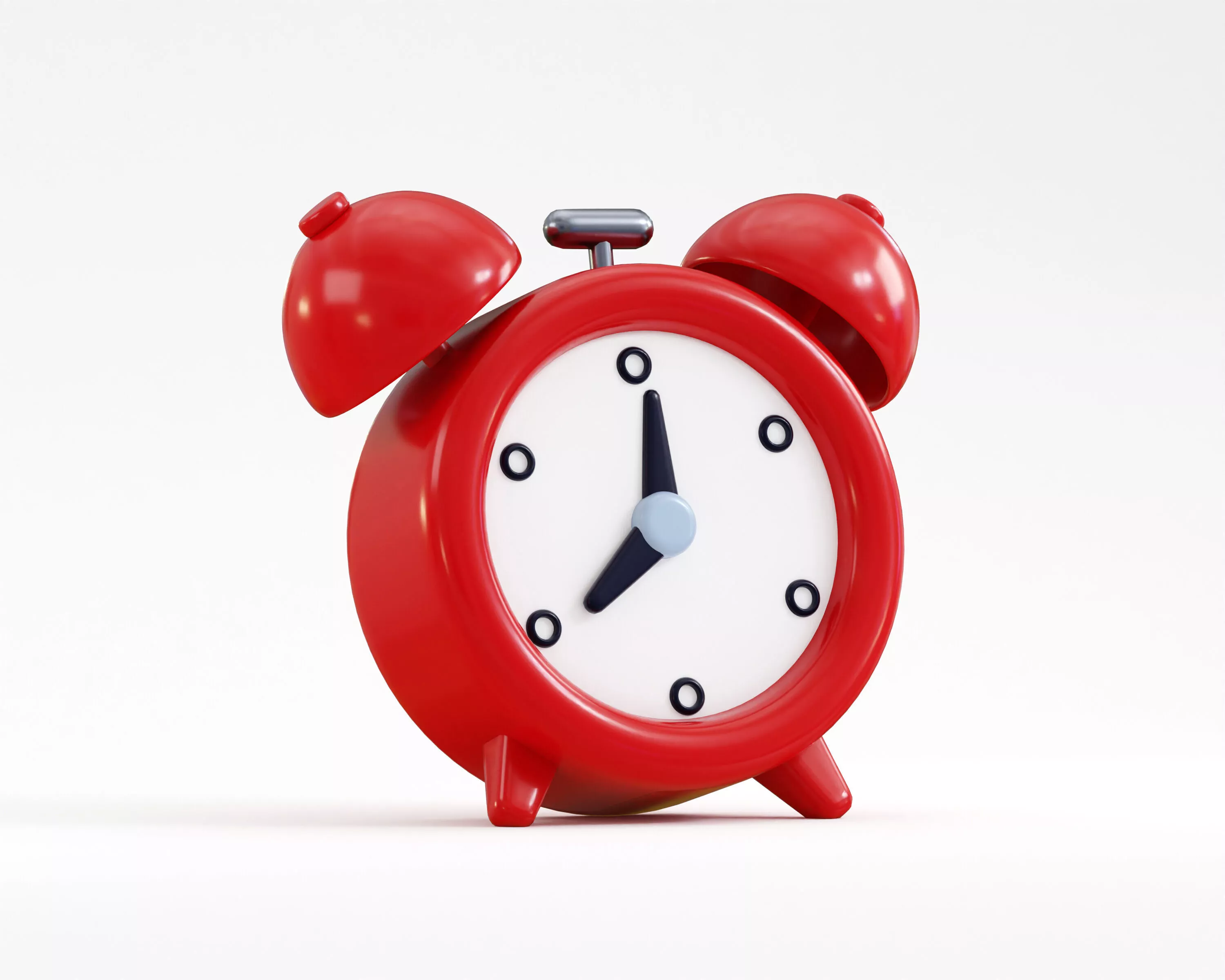 Alarm Clock Low-poly 3D model