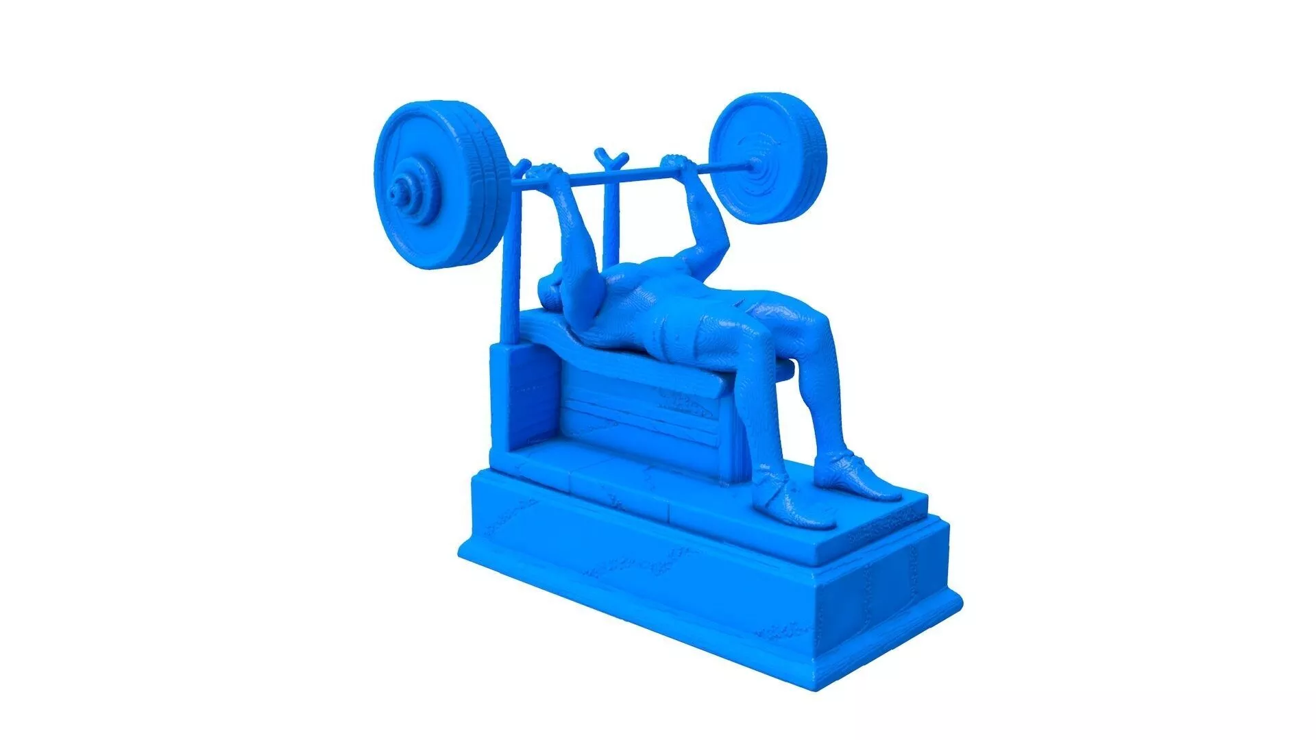 barbell trophy - barbell trophy stl - trophy - sports cup 3D print model