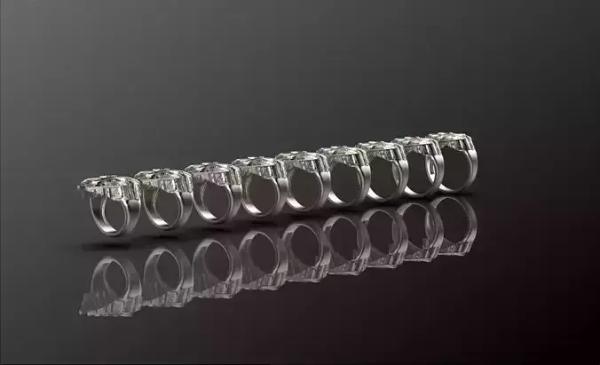 Millennium Falcon ring 7-15