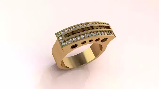 Dynasty Band Ring Jewelry model - for Him