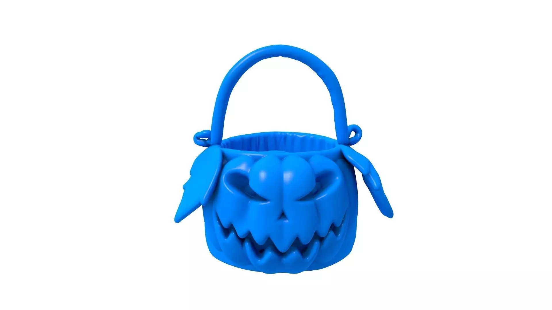 halloween basket - basket - basket stl - pumpkin basket 3D print model