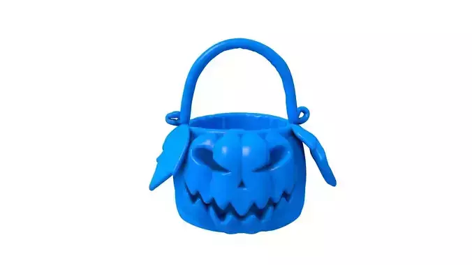 halloween basket -  basket - basket stl -  pumpkin basket 