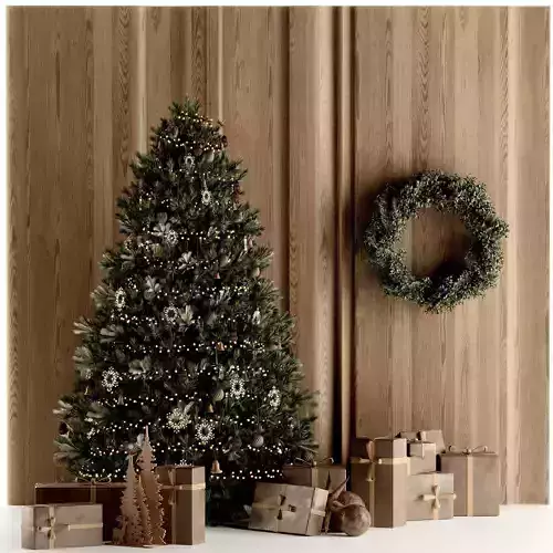 Christmas-tree-set07 3D model