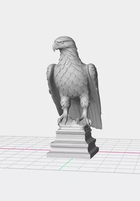Eagle Statue STL File 3D print model