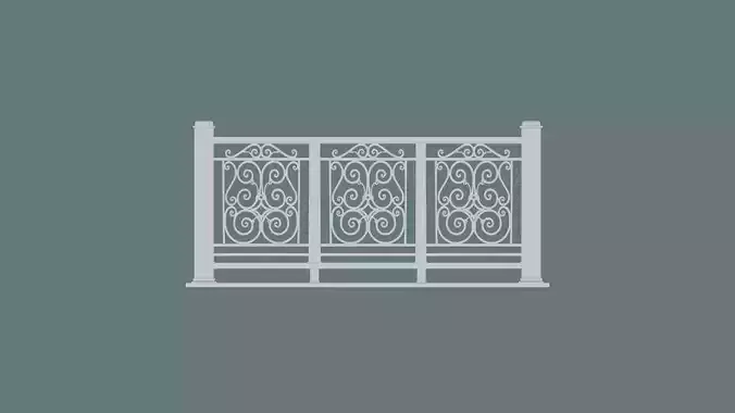 Model Railing - Balcony