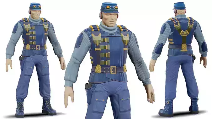 Man Soldier - Rebel Male Person - Military Cloth - Security