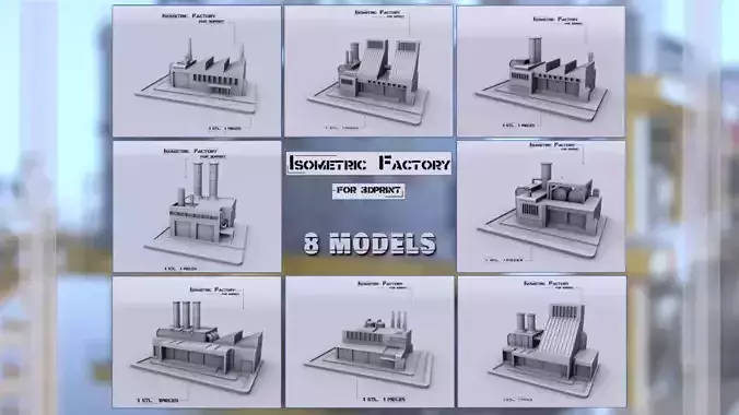 8 - isometric factory Collection