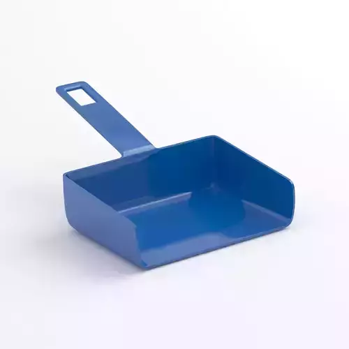 Blue Flat Plastic DustPan