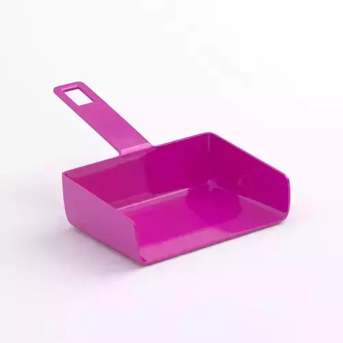 Pink Flat Plastic DustPan