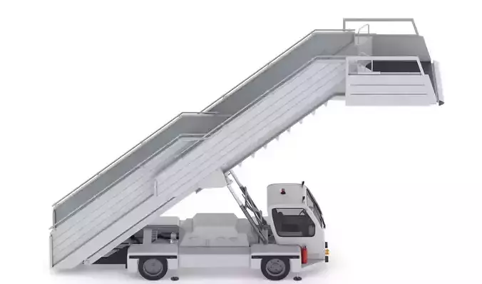 Passenger Steps Car 3D model