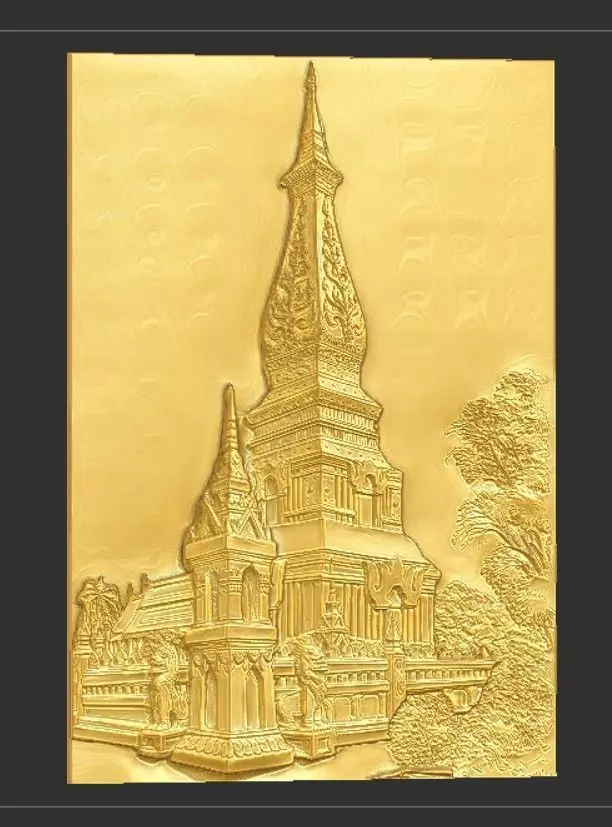 Wat Phra That Phanom Woramahawihan Free 3D print model