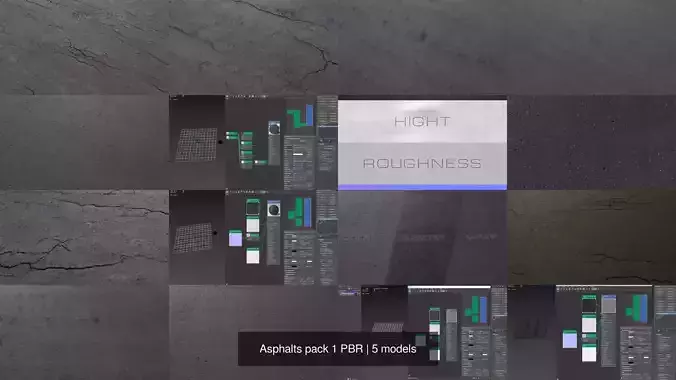 Asphalts pack 1 PBR