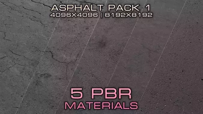 Asphalts pack 1 PBR