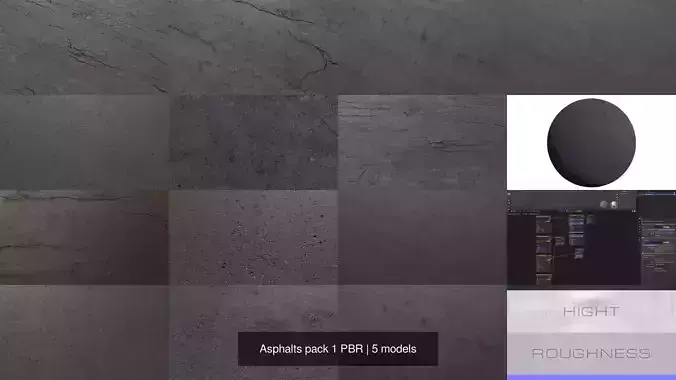 Asphalts pack 1 PBR