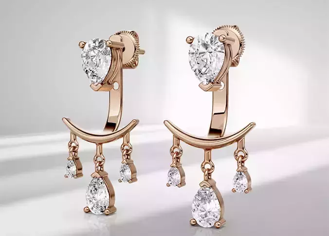 Earring Jewelry Lia 11 3D print model