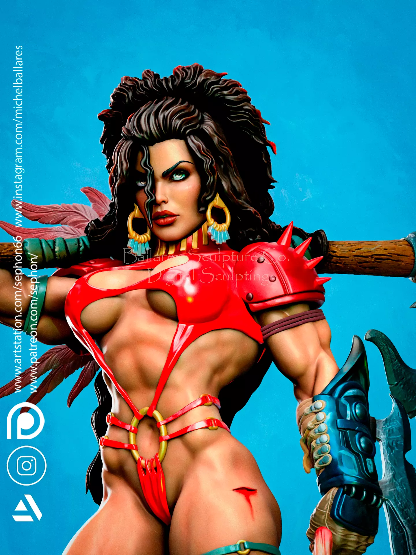 JULIE STRAIN BY CREATIVE GEEK MB 3D print model