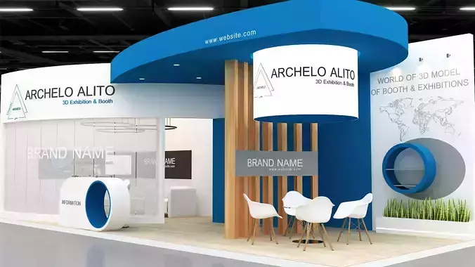 stall 3d design 3D model