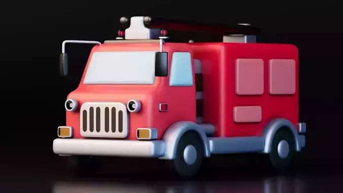 Stylized Fire Truck