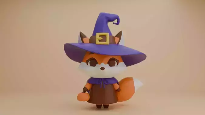 Halloween wizard fox 13