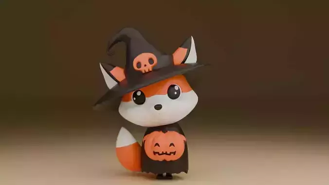 Halloween wizard fox 12