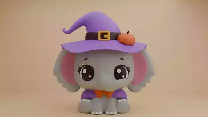 Halloween elephant 06