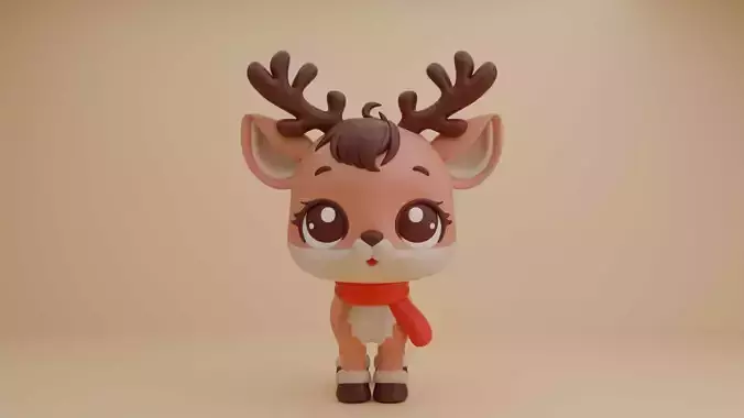 Christmas deer 08