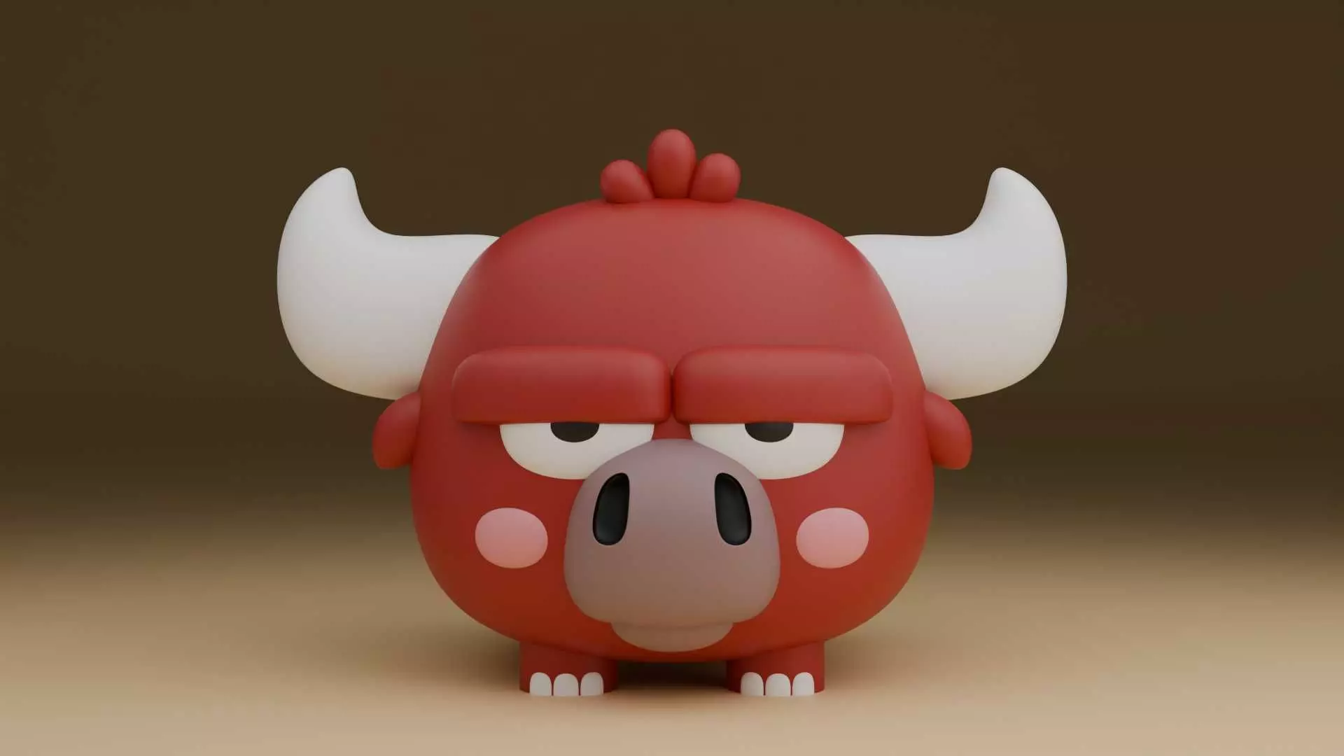 cow 09 3D print model