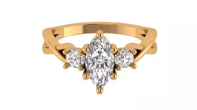 Marquise Solitaire Ring