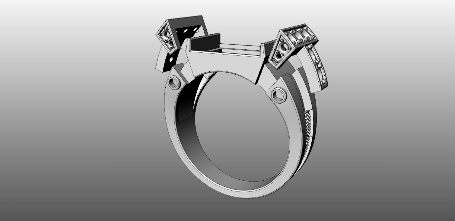 Ring for mans 1 3D print model_1