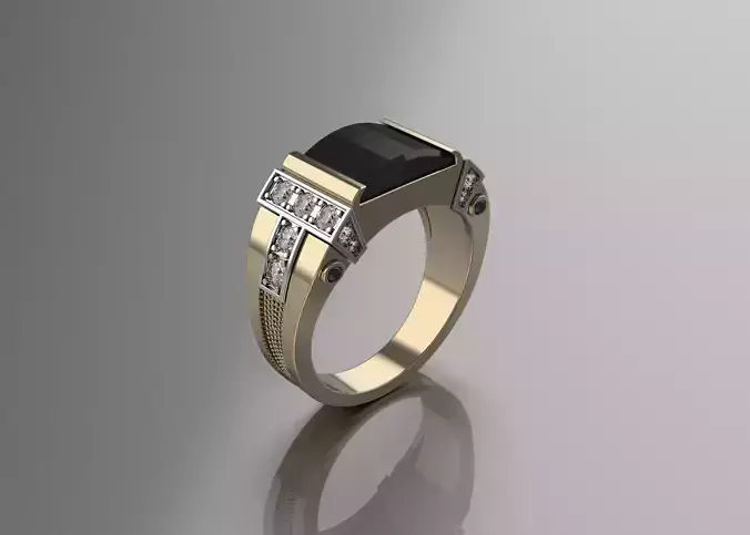 Ring for mans 1 3D print model