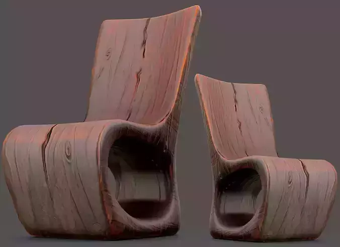 Organic Wooden Chair
