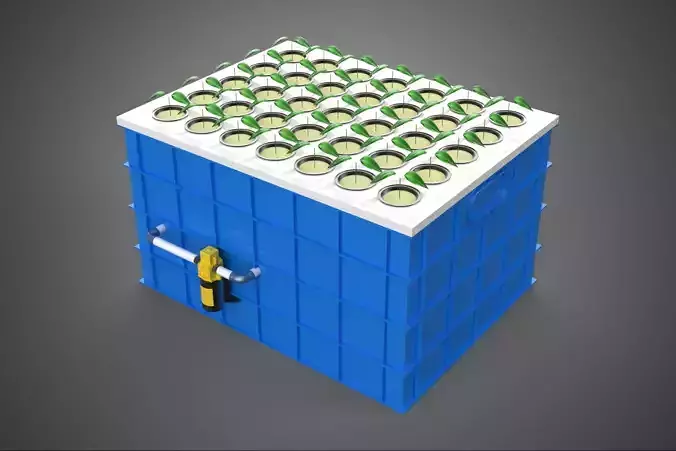 AEROPONIC SPRAY PLANT CROP TANK NET POTS WATER PUMP GROWING TRAY