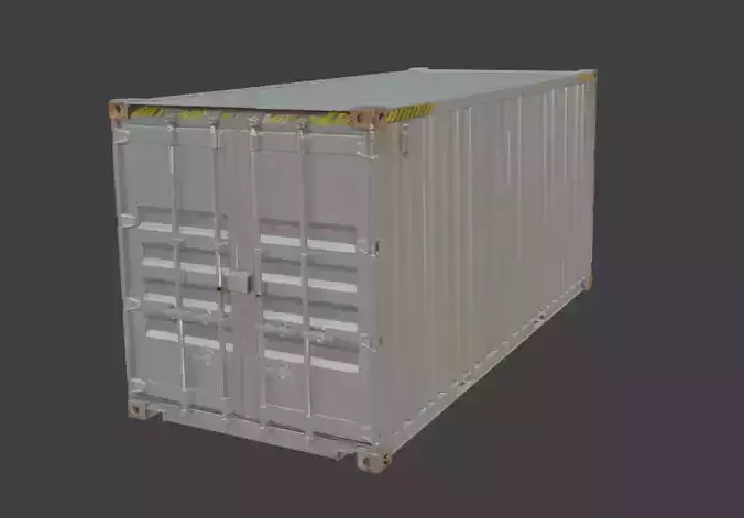 Shipping Container Detailed 3D Model
