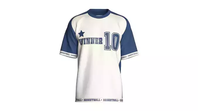 Men Basketball Winner Tshirt - Mesh V3