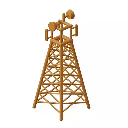Plastic Premium Telecommunication Tower Toy