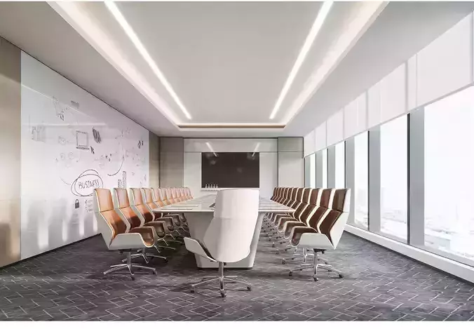 modern conferece room Meeting Room Office chair Table