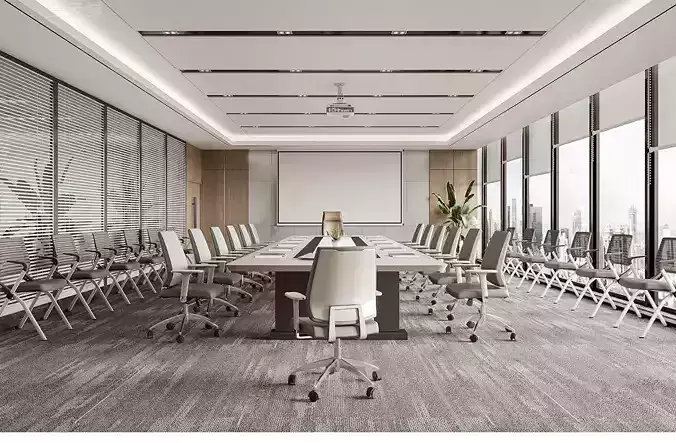 modern conferece room Meeting Room Office chair Table