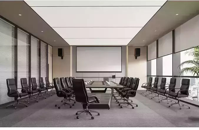 modern conferece room Meeting Room Office chair Table