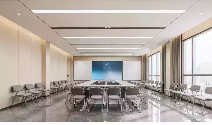 modern conferece room Meeting Room Office chair Table
