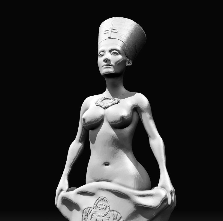 Neferneferuaten - Nefertiti 3D print model_1