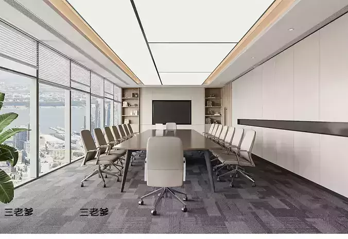 modern conferece room Meeting Room Office chair Table