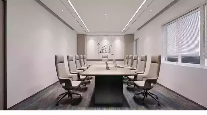 modern conferece room Meeting Room Office chair Table