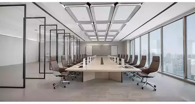 modern conferece room Meeting Room Office chair Table