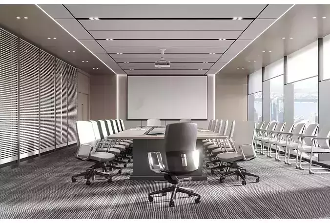 modern conferece room Meeting Room Office chair Table