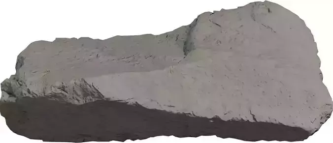 High Resolution Cliff Rock Chunk