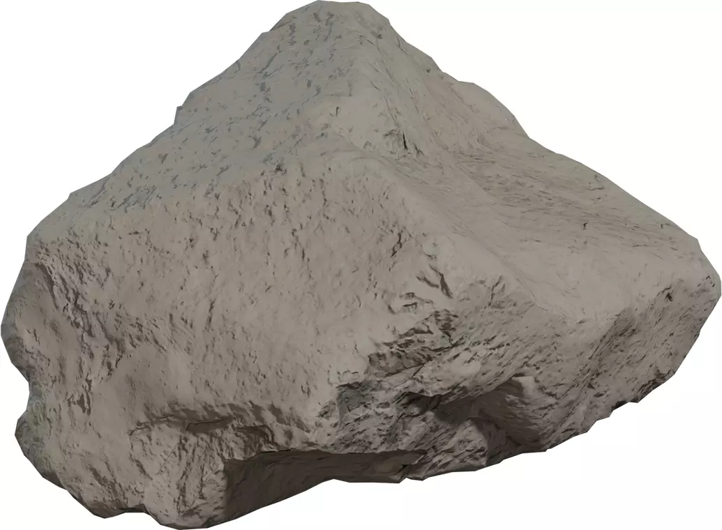 High Resolution Photorealistic Rock 3D Model Low-poly 3D model
